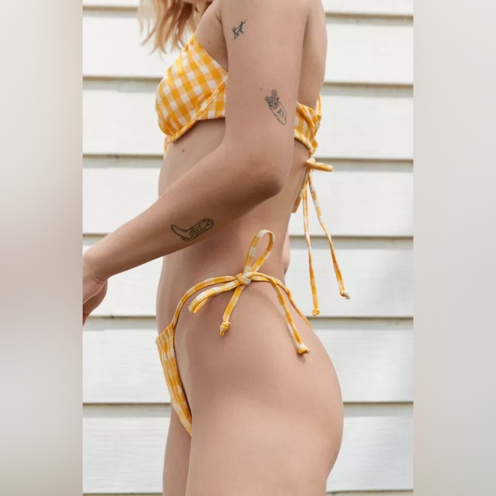 NWT Out From Under Monaco Gingham Bikini Bottom - Picture 4 of 4